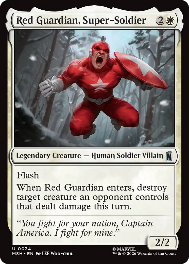 Red Guardian, Super-Soldier [Marvel Super Heroes] | Card Merchant Takapuna