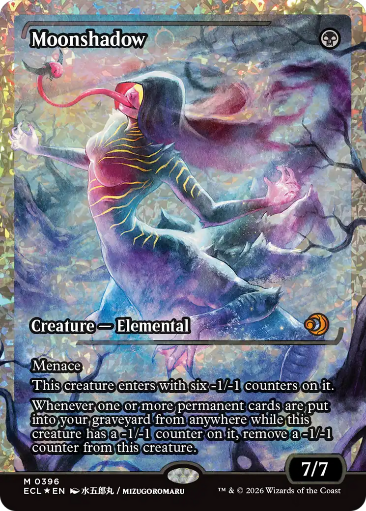 Moonshadow (0396) (Showcase) (Fracture Foil) [Lorwyn Eclipsed] | Card Merchant Takapuna