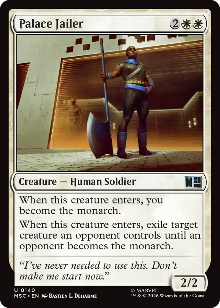 Palace Jailer (Surge Foil) [Marvel Super Heroes Commander] | Card Merchant Takapuna