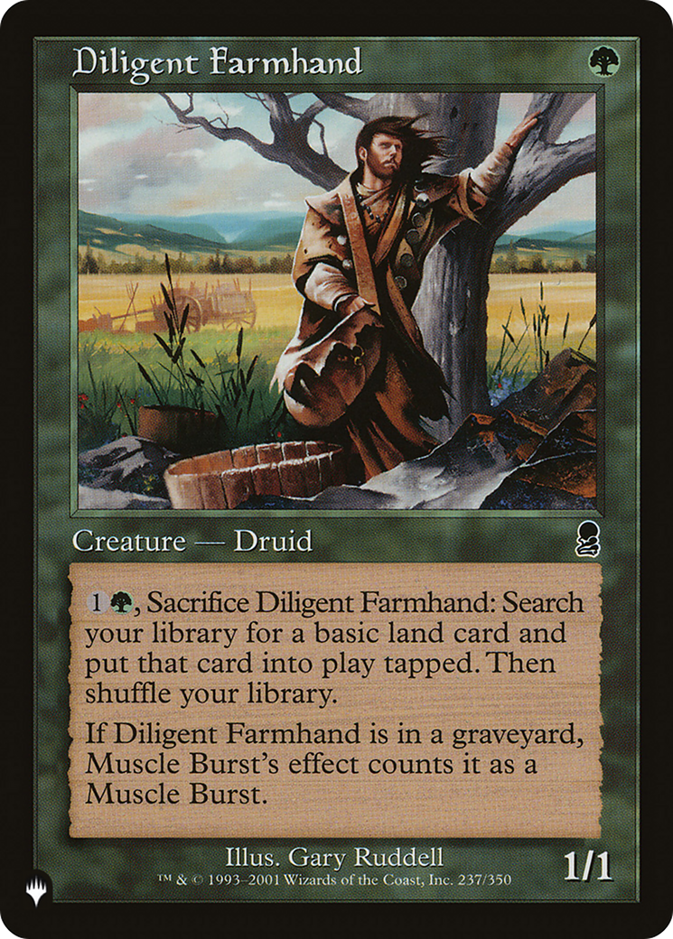 Diligent Farmhand [The List] | Card Merchant Takapuna