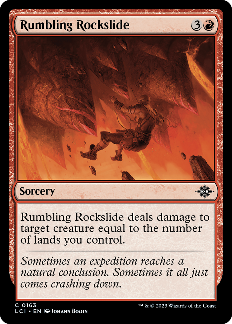 Rumbling Rockslide [The Lost Caverns of Ixalan] | Card Merchant Takapuna