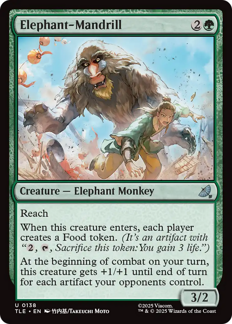 Elephant-Mandrill [Avatar: The Last Airbender: Eternal-Legal] | Card Merchant Takapuna