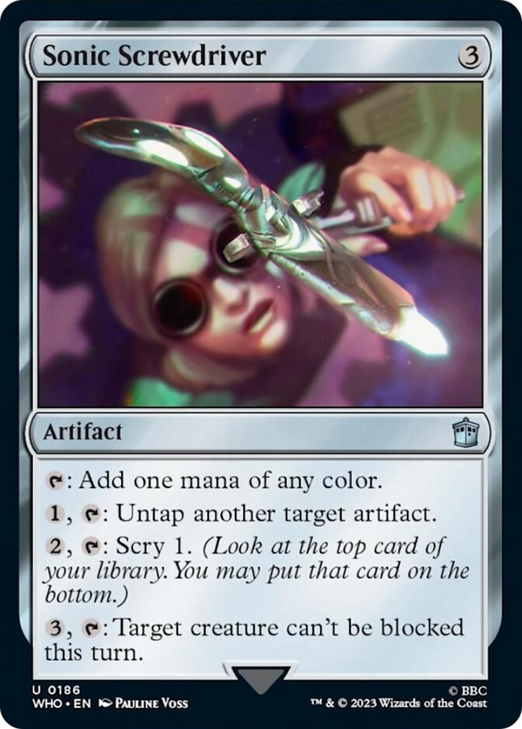 Sonic Screwdriver (0186) [Doctor Who] | Card Merchant Takapuna