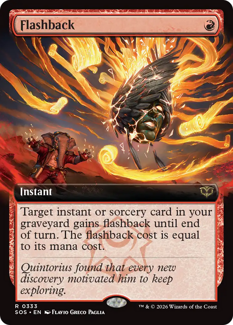 Flashback (Extended Art) [Secrets of Strixhaven] | Card Merchant Takapuna