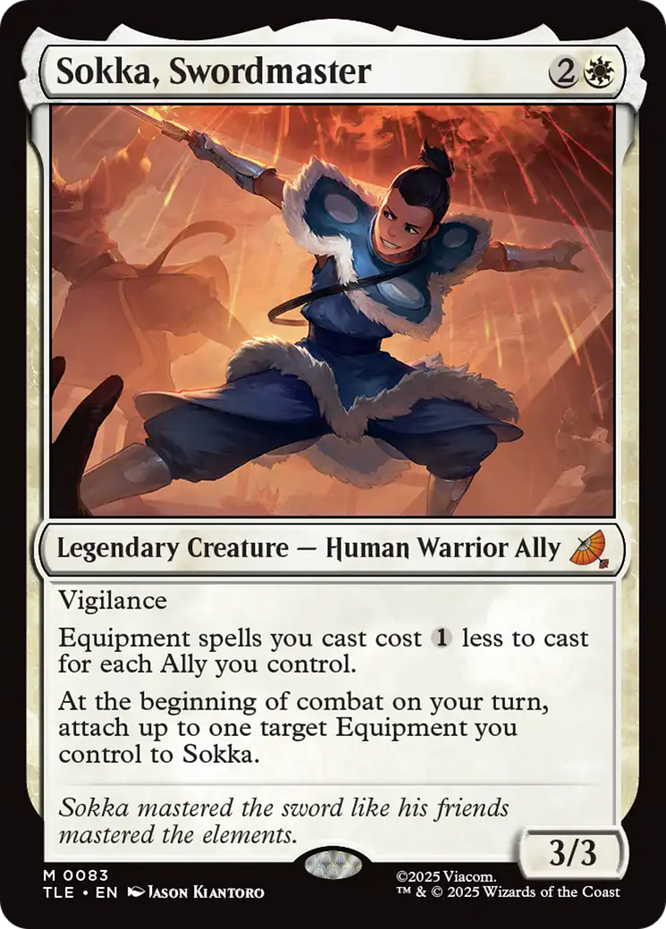 Sokka, Swordmaster [Avatar: The Last Airbender: Eternal-Legal] | Card Merchant Takapuna