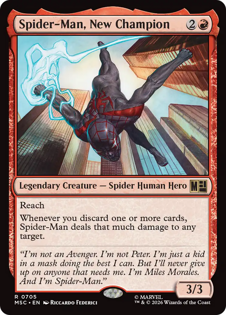 Spider-Man, New Champion [Marvel Super Heroes Commander] | Card Merchant Takapuna