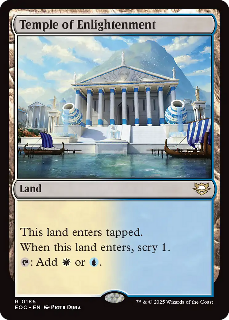 Temple of Enlightenment [Edge of Eternities Commander] | Card Merchant Takapuna