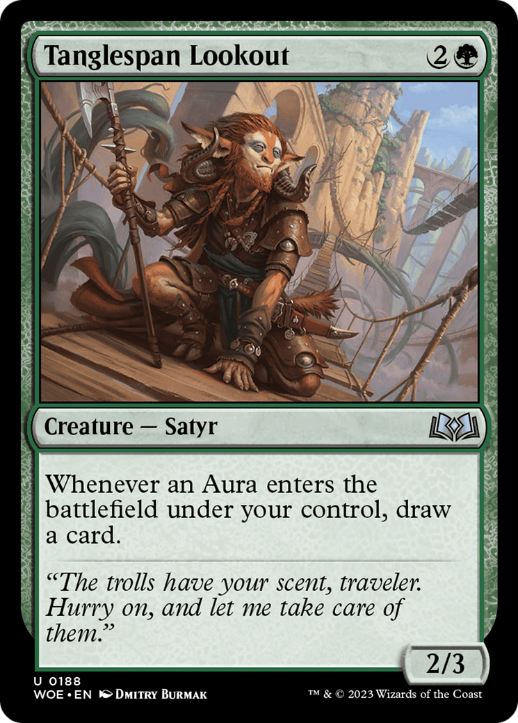 Tanglespan Lookout [Wilds of Eldraine] | Card Merchant Takapuna