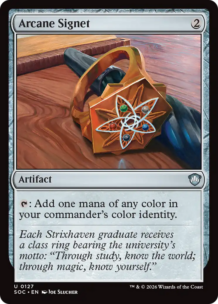 Arcane Signet [Secrets of Strixhaven Commander] | Card Merchant Takapuna
