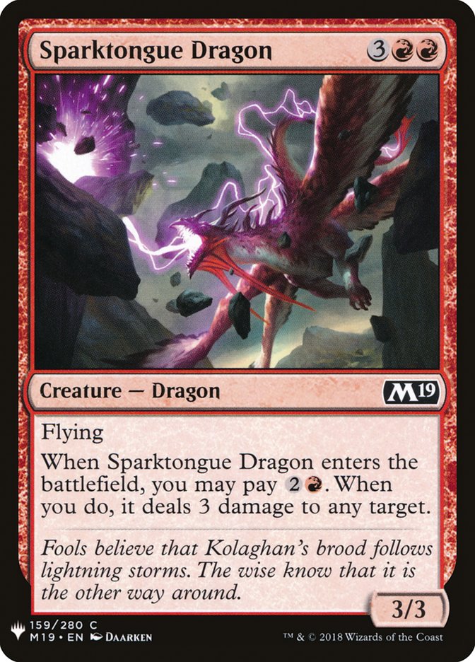 Sparktongue Dragon [Mystery Booster] | Card Merchant Takapuna
