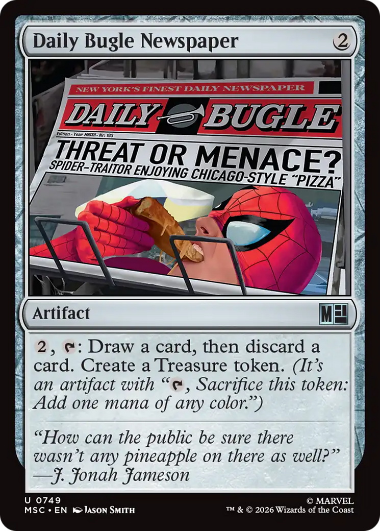 Daily Bugle Newspaper [Marvel Super Heroes Commander] | Card Merchant Takapuna