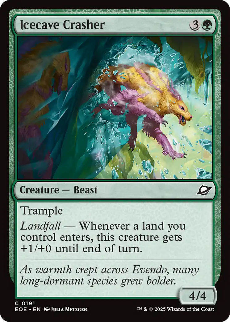 Icecave Crasher [Edge of Eternities] | Card Merchant Takapuna