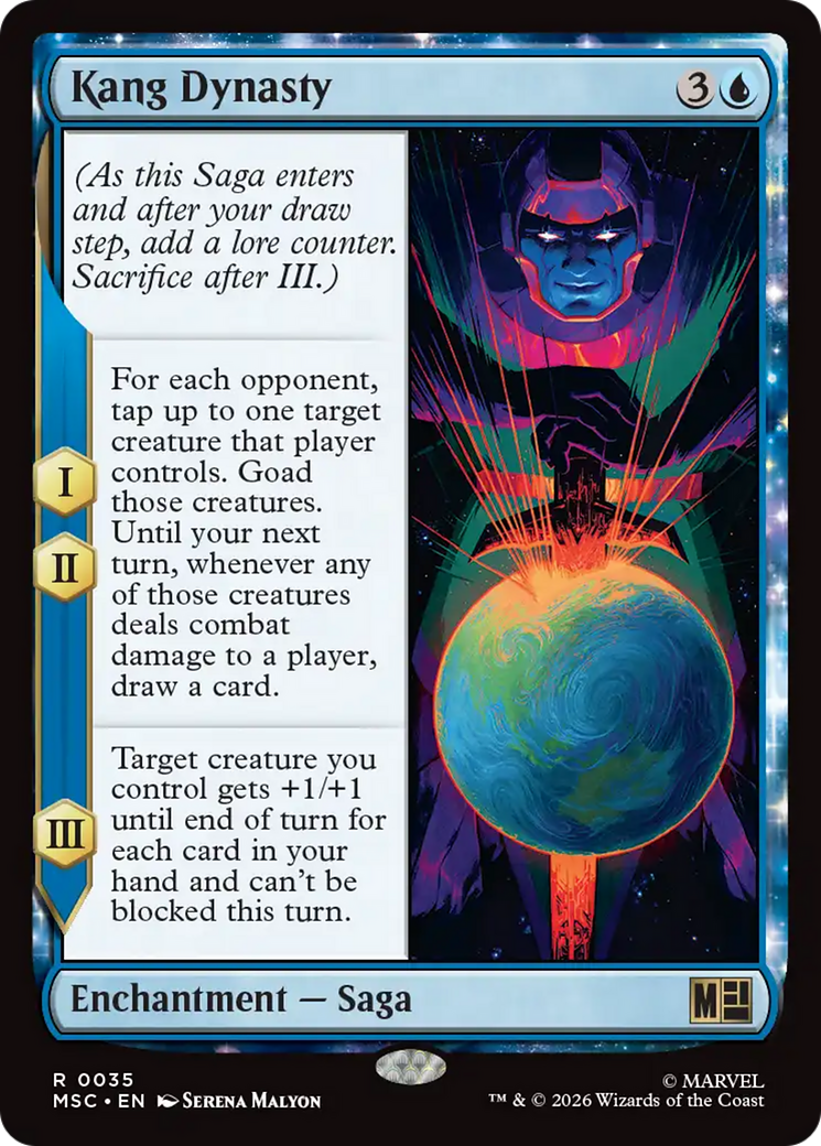 Kang Dynasty (Surge Foil) [Marvel Super Heroes Commander] | Card Merchant Takapuna