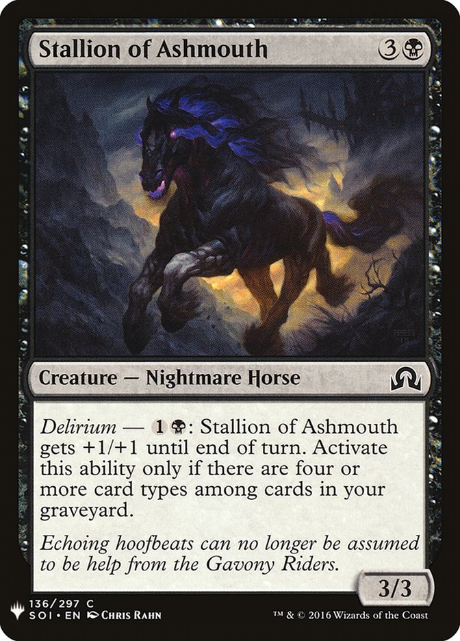 Stallion of Ashmouth [Mystery Booster] | Card Merchant Takapuna