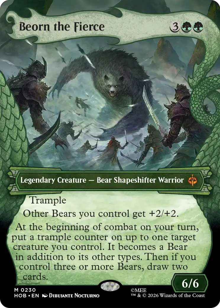 Beorn the Fierce (Showcase) [The Hobbit] | Card Merchant Takapuna