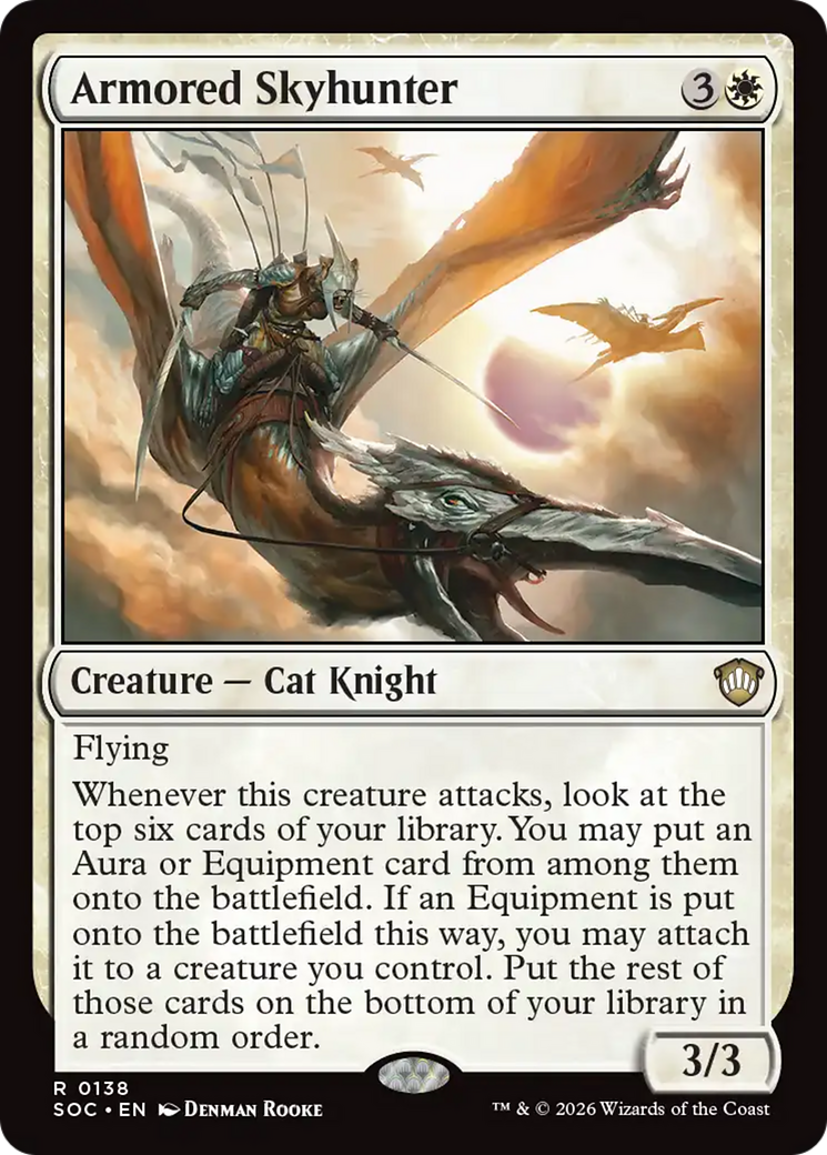 Armored Skyhunter [Secrets of Strixhaven Commander] | Card Merchant Takapuna