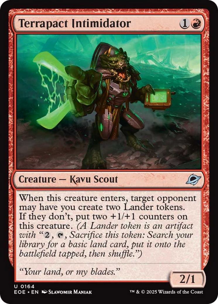Terrapact Intimidator [Edge of Eternities] | Card Merchant Takapuna