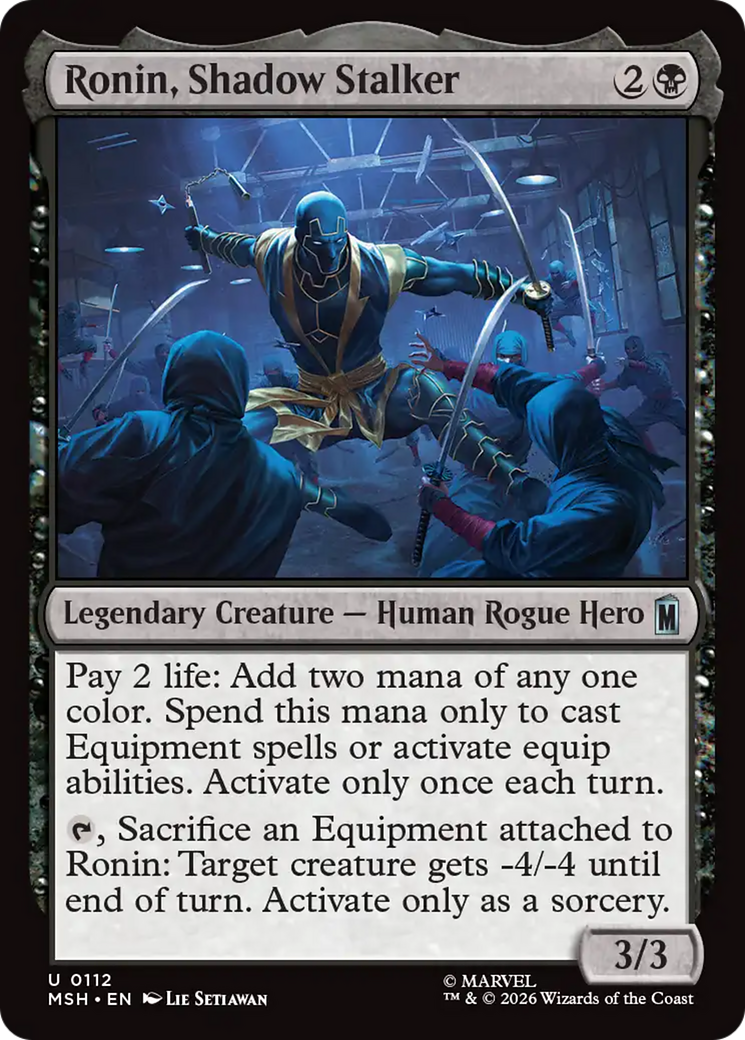 Ronin, Shadow Stalker [Marvel Super Heroes] | Card Merchant Takapuna