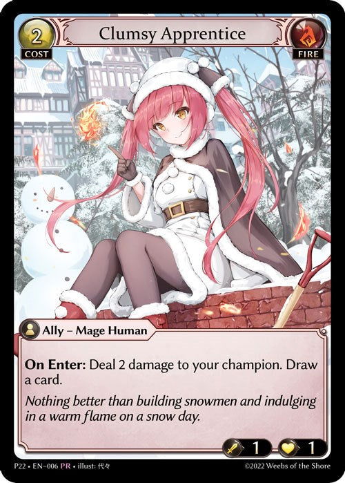 Clumsy Apprentice (6) [Promotional Cards] | Card Merchant Takapuna