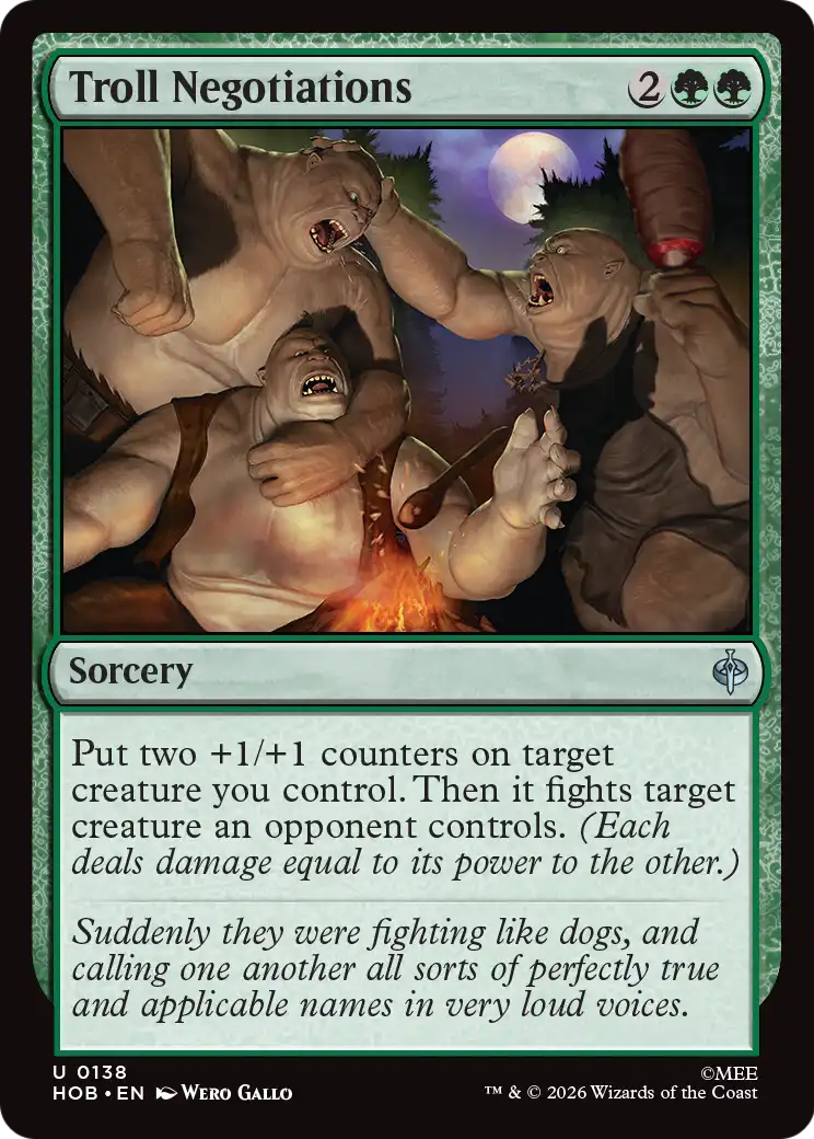 Troll Negotiations [The Hobbit] | Card Merchant Takapuna