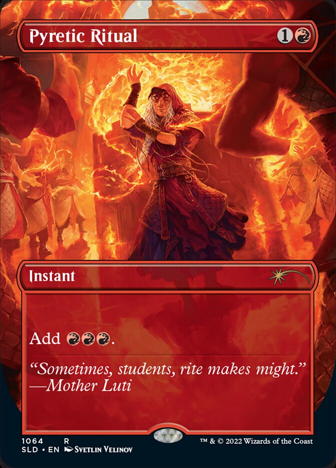 Pyretic Ritual (Borderless) [Secret Lair Drop Series] | Card Merchant Takapuna