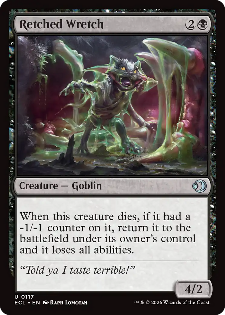 Retched Wretch [Lorwyn Eclipsed] | Card Merchant Takapuna