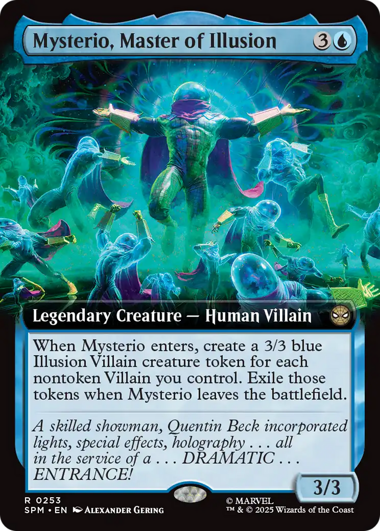 Mysterio, Master of Illusion (Extended Card) [Marvel's Spider-Man] | Card Merchant Takapuna