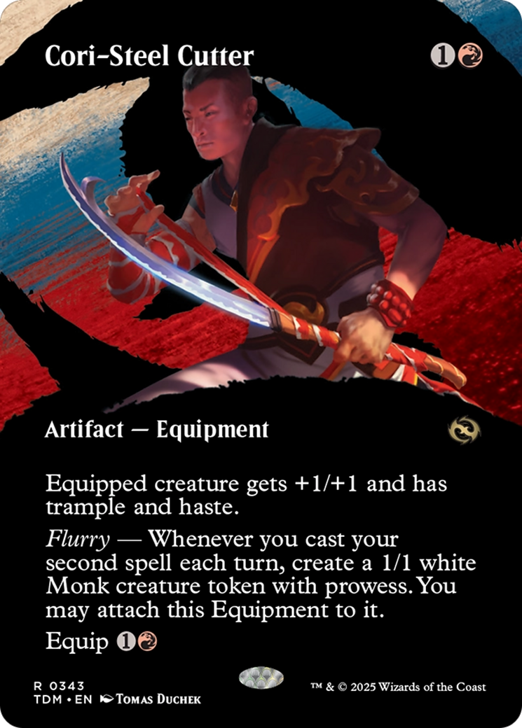 Cori-Steel Cutter (Borderless) [Tarkir: Dragonstorm] | Card Merchant Takapuna