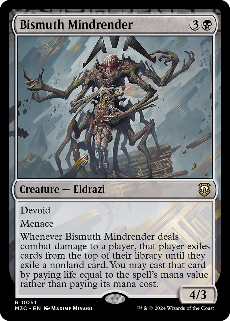 Bismuth Mindrender (Ripple Foil) [Modern Horizons 3 Commander] | Card Merchant Takapuna