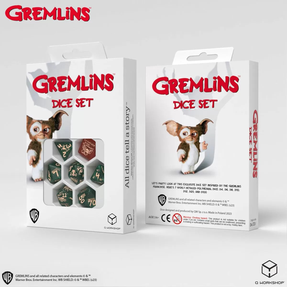 Q Workshop - Gremlins Dice Set 7 | Card Merchant Takapuna