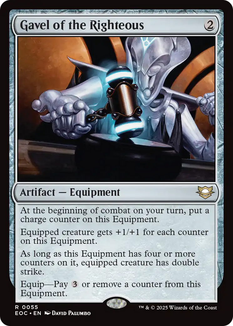 Gavel of the Righteous [Edge of Eternities Commander] | Card Merchant Takapuna