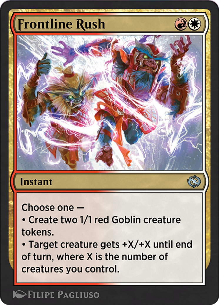 Frontline Rush [Tarkir: Dragonstorm] | Card Merchant Takapuna