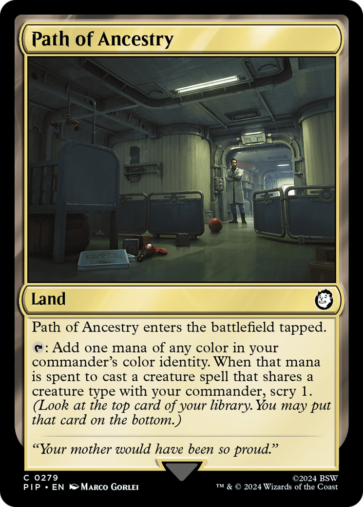Path of Ancestry [Fallout] | Card Merchant Takapuna