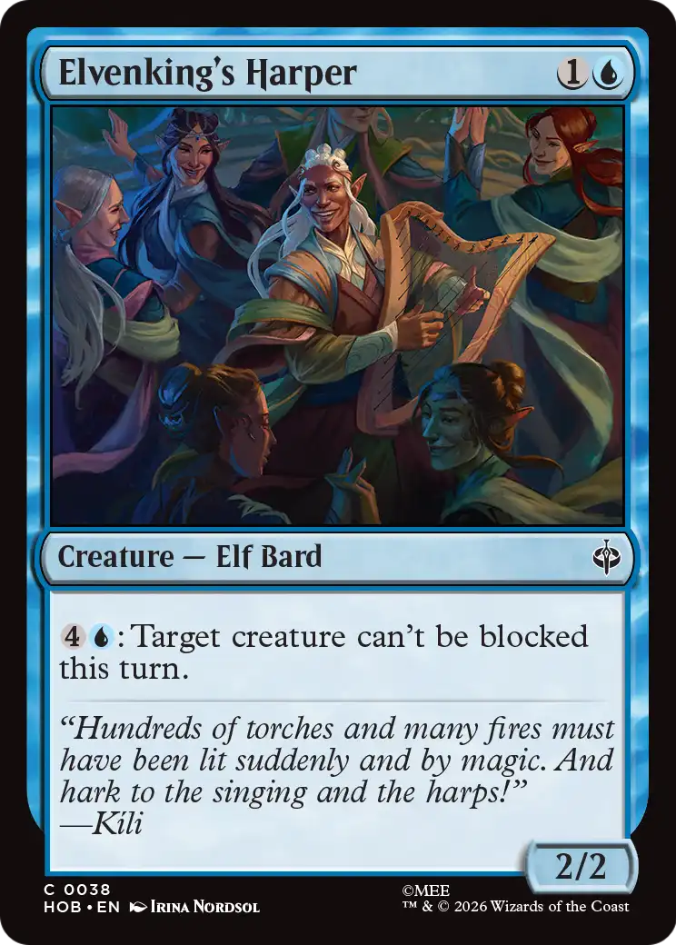 Elvenking's Harper [The Hobbit] | Card Merchant Takapuna