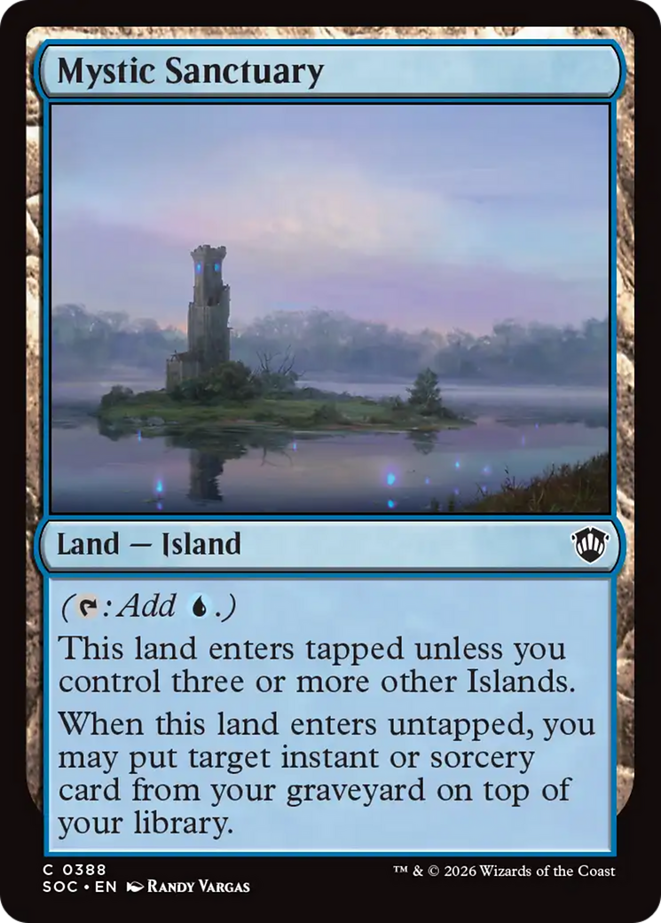 Mystic Sanctuary [Secrets of Strixhaven Commander] | Card Merchant Takapuna