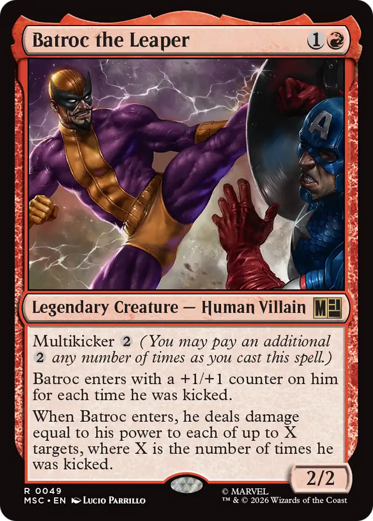 Batroc the Leaper (Surge Foil) [Marvel Super Heroes Commander] | Card Merchant Takapuna