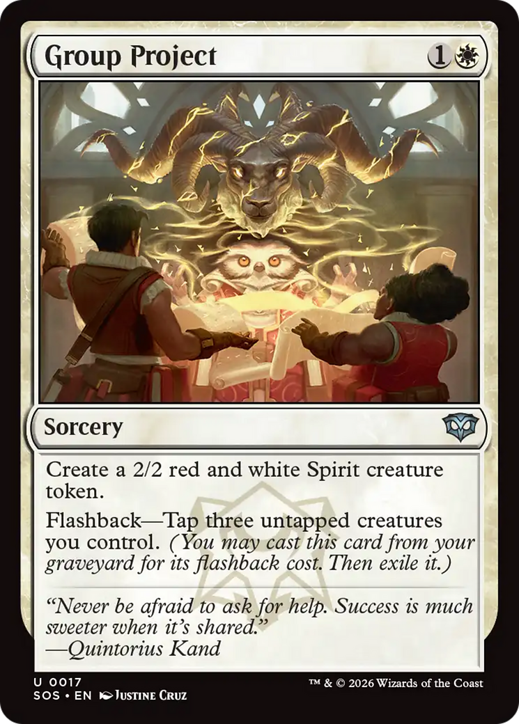 Group Project [Secrets of Strixhaven] | Card Merchant Takapuna