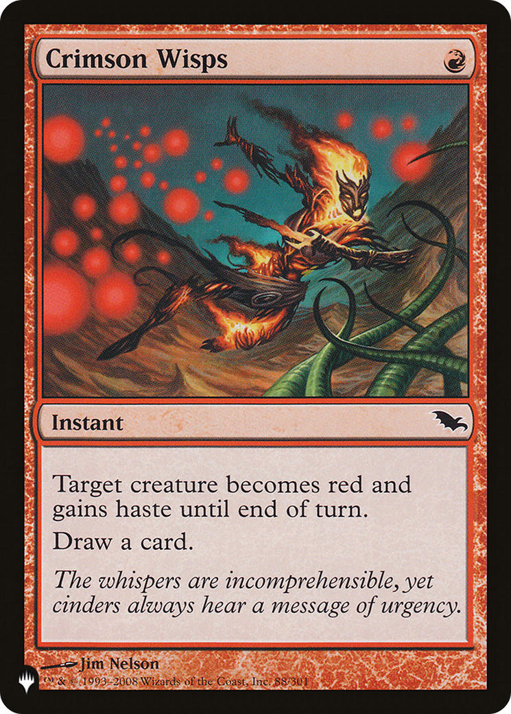 Crimson Wisps [The List] | Card Merchant Takapuna