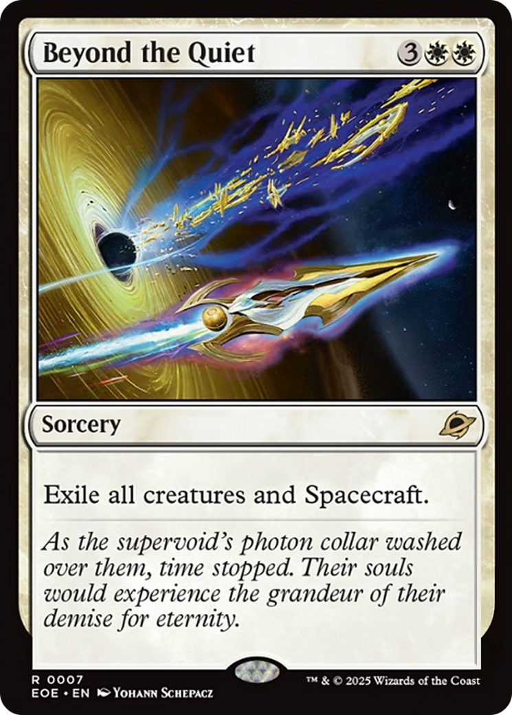 Beyond the Quiet [Edge of Eternities] | Card Merchant Takapuna
