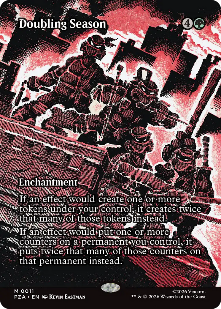 Doubling Season (Borderless) [Teenage Mutant Ninja Turtles Eternal-Legal] | Card Merchant Takapuna