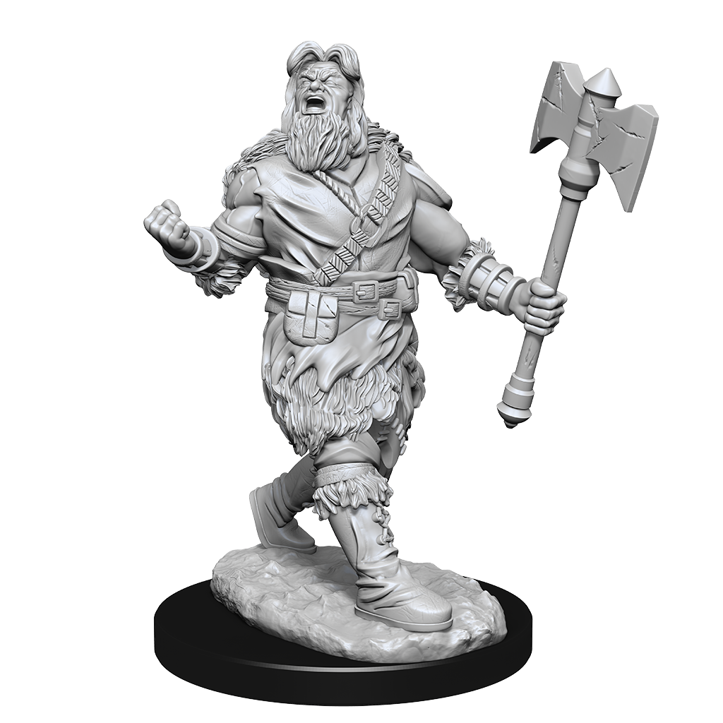D&D Nolzurs Marvelous Unpainted Miniatures Human Barbarian Male | Card Merchant Takapuna