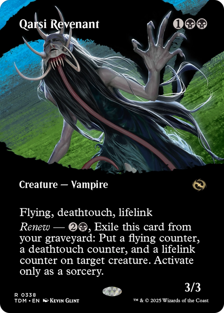 Qarsi Revenant (Borderless) [Tarkir: Dragonstorm] | Card Merchant Takapuna