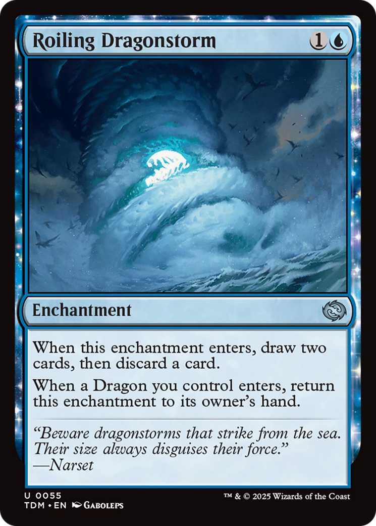 Roiling Dragonstorm [Tarkir: Dragonstorm] | Card Merchant Takapuna