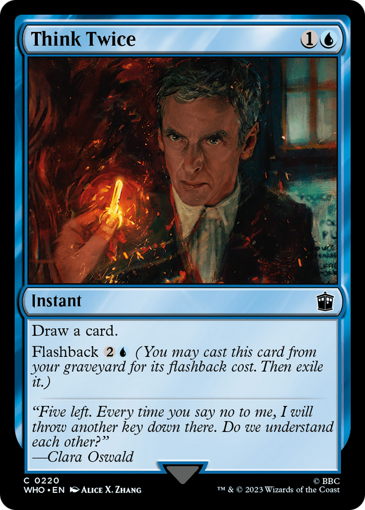 Think Twice [Doctor Who] | Card Merchant Takapuna