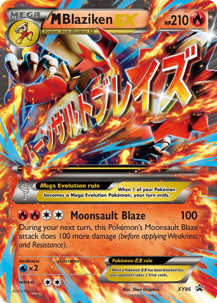 M Blaziken EX (XY86) [XY: Black Star Promos] | Card Merchant Takapuna