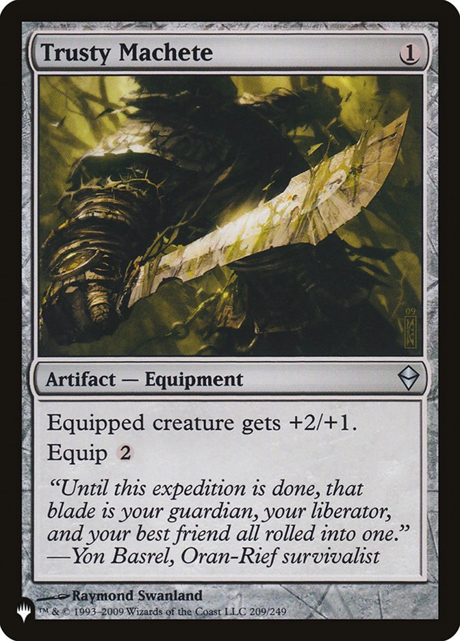 Trusty Machete [The List] | Card Merchant Takapuna