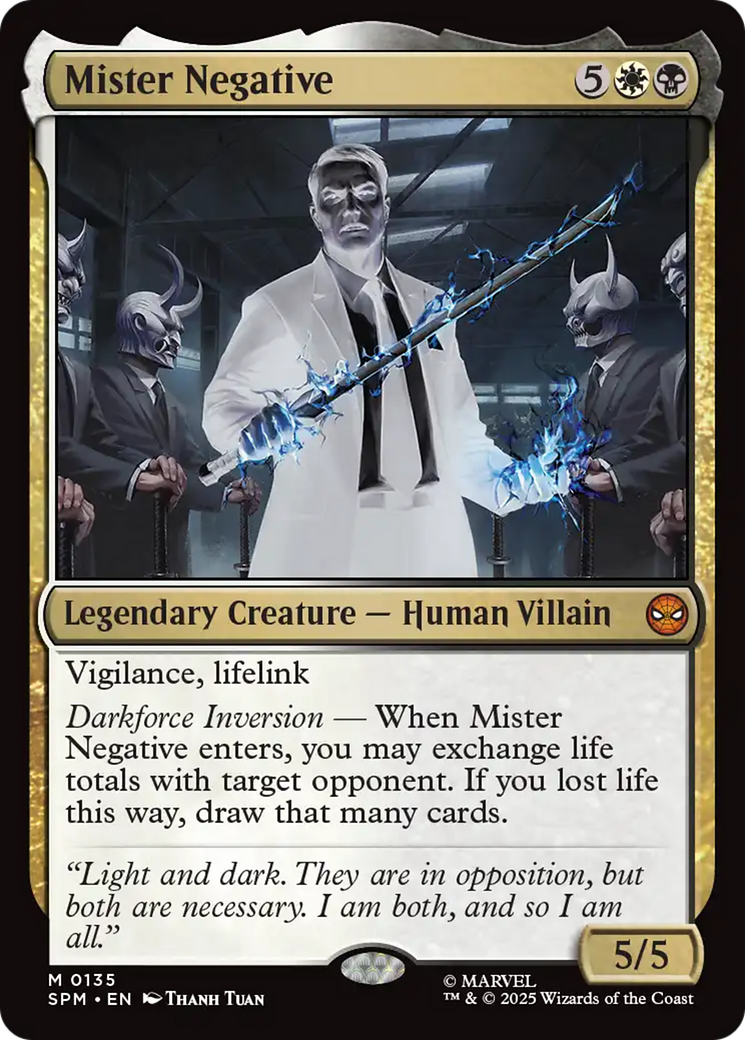 Mister Negative [Marvel's Spider-Man] | Card Merchant Takapuna