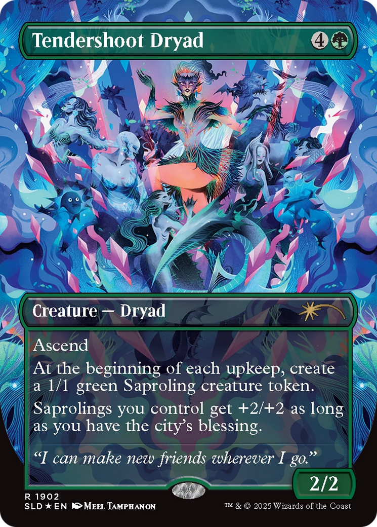 Tendershoot Dryad (Double Rainbow Foil) [Secret Lair Drop Series] | Card Merchant Takapuna