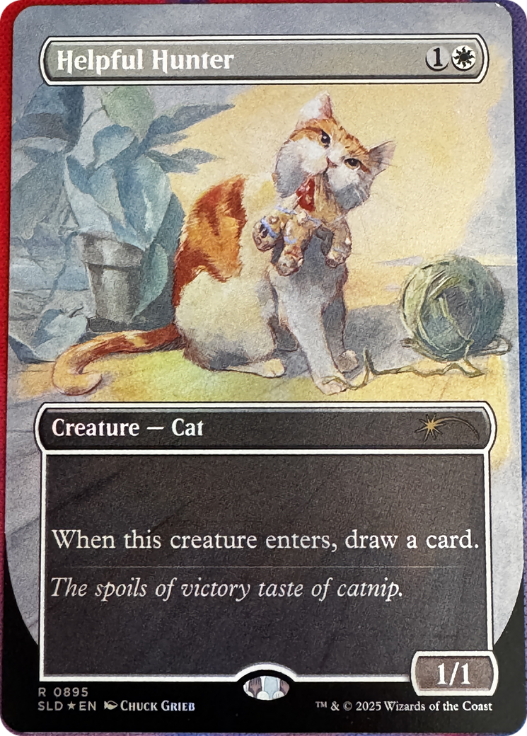 Helpful Hunter (0895) (Rainbow Foil) [Secret Lair Drop Series] | Card Merchant Takapuna