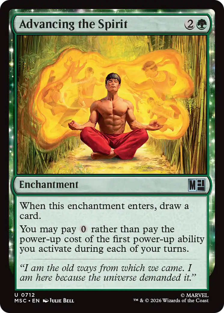 Advancing the Spirit [Marvel Super Heroes Commander] | Card Merchant Takapuna